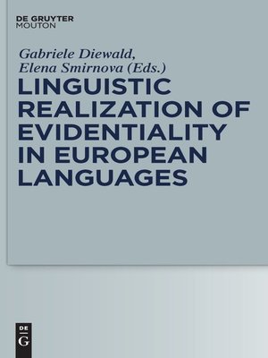 cover image of Linguistic Realization of Evidentiality in European Languages
